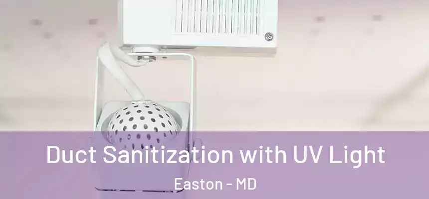  Duct Sanitization with UV Light Easton - MD